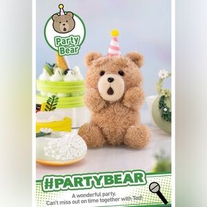 Ted2 Teddy Bear Action Plus Pendant - Party Bear